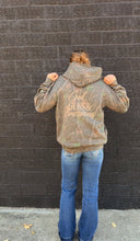 Load image into Gallery viewer, milk &amp; honey darkwood camo ADULT hoodie - PREORDER
